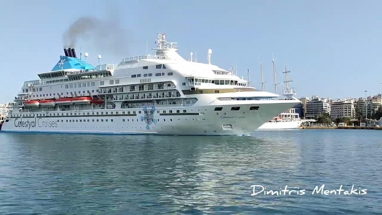 Celestyal Crystal departure from Piraeus @CelestyalCruises @YourCubaCruise