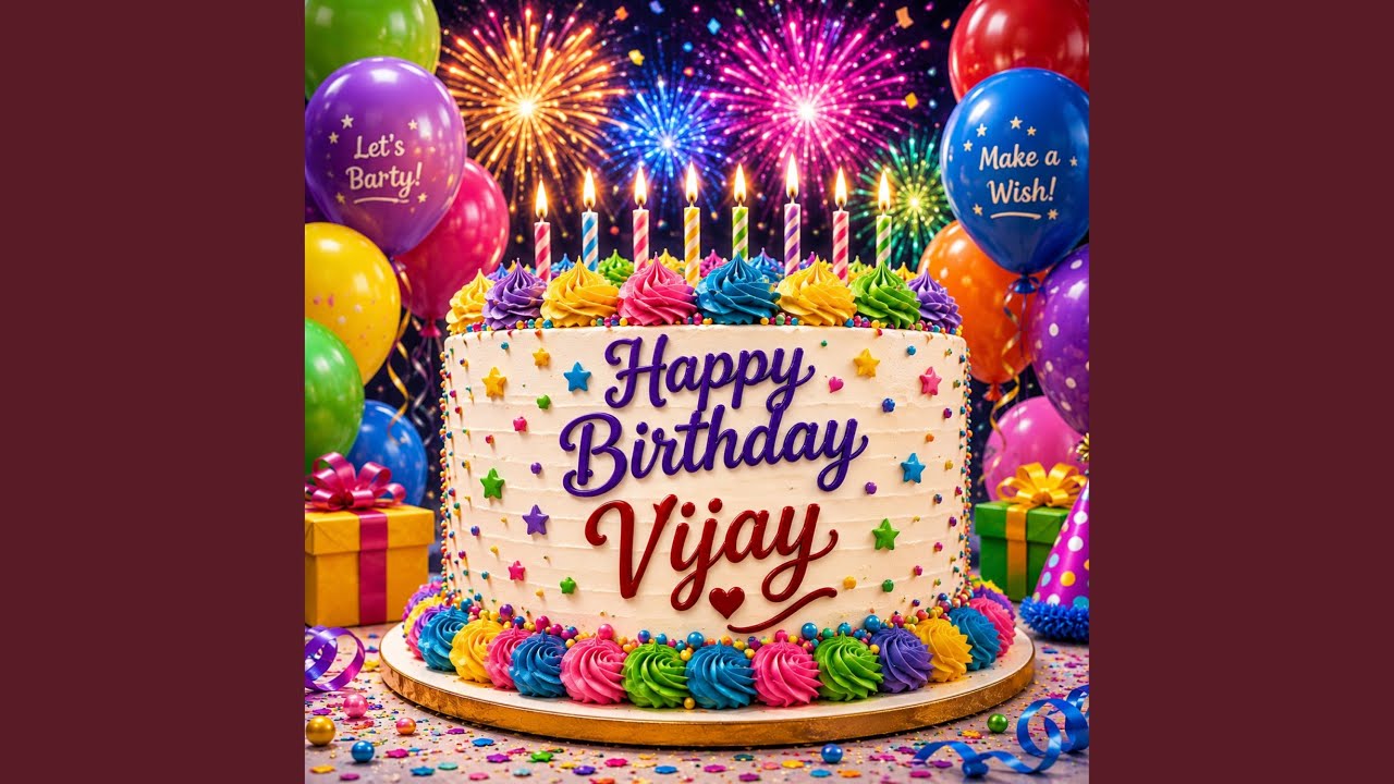 Vijay Happy Birthday Song | Happy Birthday Vijay