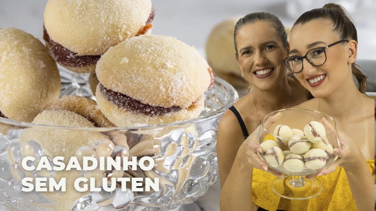 APENAS 4 INGREDIENTES - UM BISCOITINHO DE FEIRA FÁCIL, DELICIOSO E SEM GLÚTEN