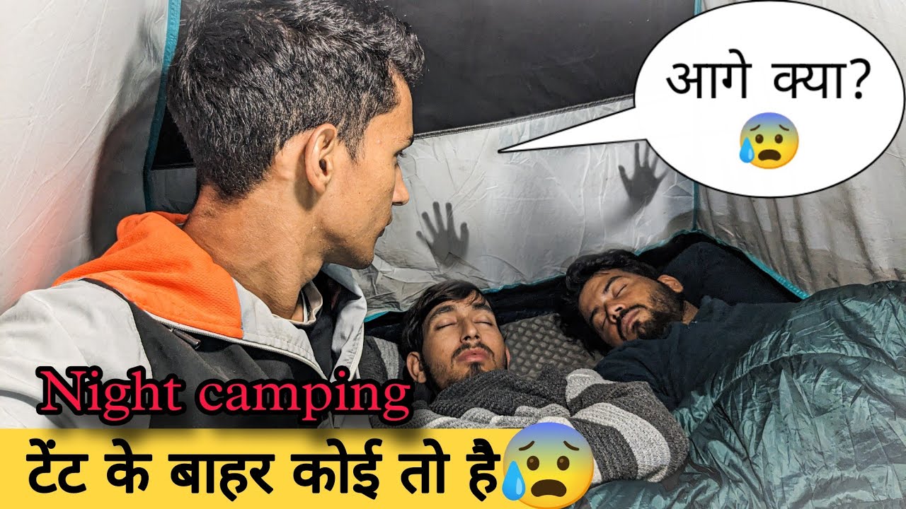 Group Camping In Forest India | Night Camping in Haunted palace  #campinginindia