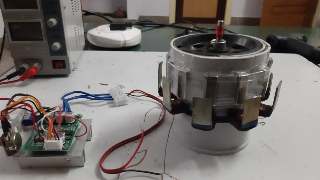 (V-96),Energy efficient bldc motor using dual stator poles.