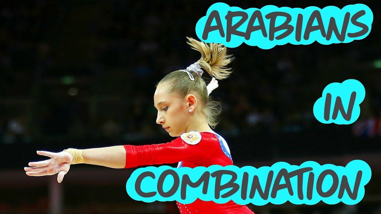 Gymnastics - 6 Amazing Arabians in Combination on Beam