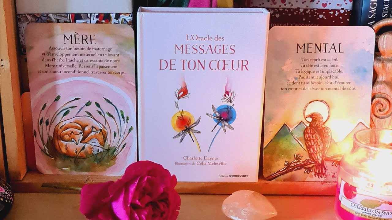 L'oracle des messages de ton coeur + tirage (3 choix) ❤