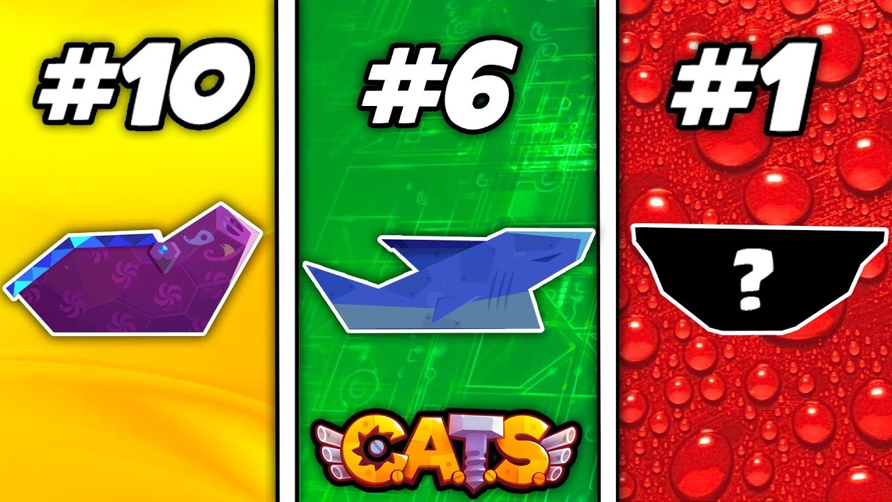 C.A.T.S TOP 10 ULTIMATE BODIES - Ranking From Worst to Best - Crash Arena Turbo Stars