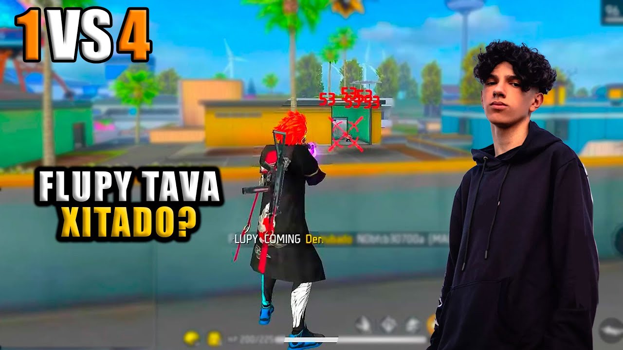FLUPY PARECIA QUE TAVA XITADO NESSA PARTIDA!