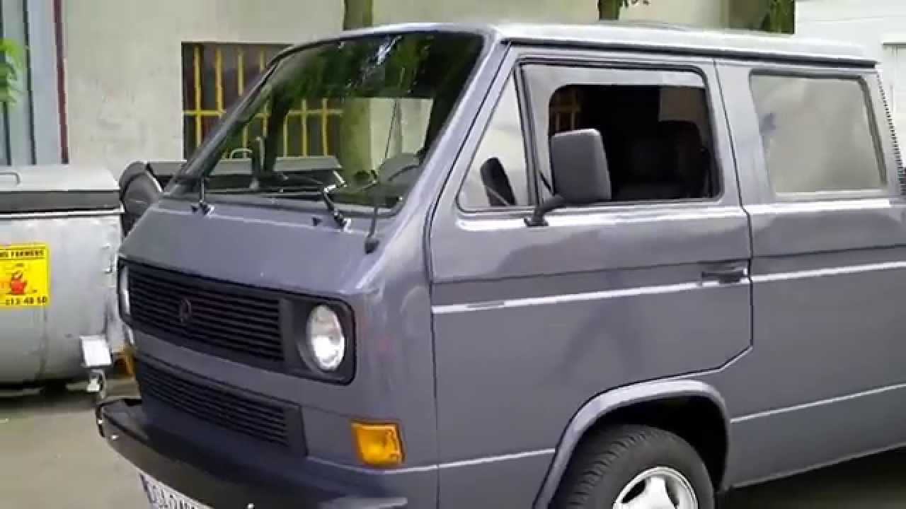 VW transporter T3 z paką DOKA prezentacja 1.6TD 1980