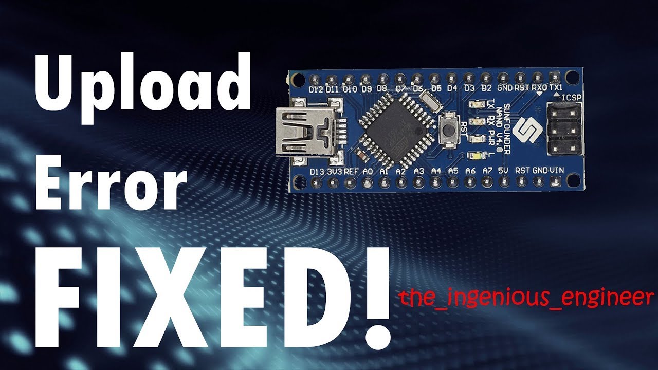 How To FIX Arduino Upload Error!