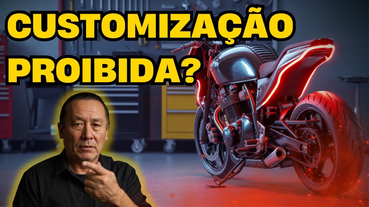 A VERDADE SOBRE customizações POLÊMICAS! CUIDADO!#todemoto #moto