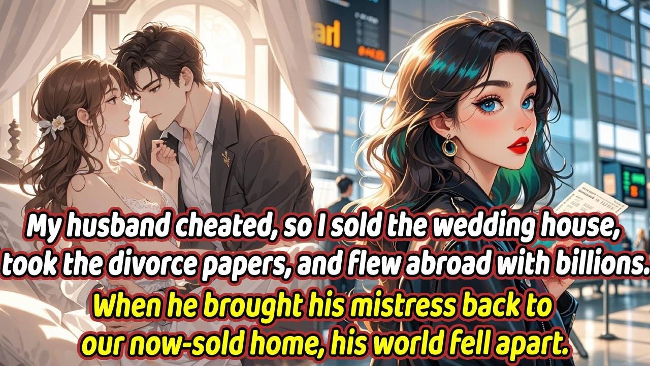 My husband cheated, so I sold the wedding house, took the divorce papers...