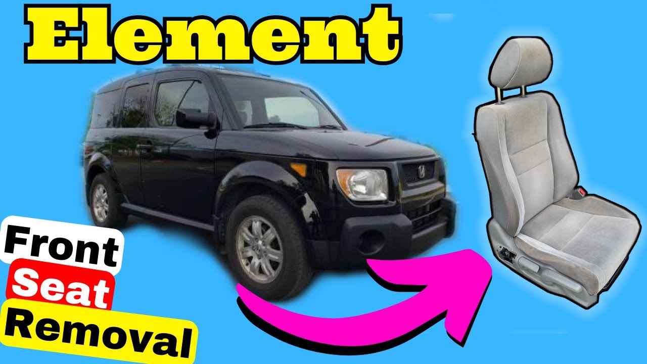 Honda Element Front Seat Removal How to Remove 2003 2004 2005 2006 2007 2008 2009 2010 2011