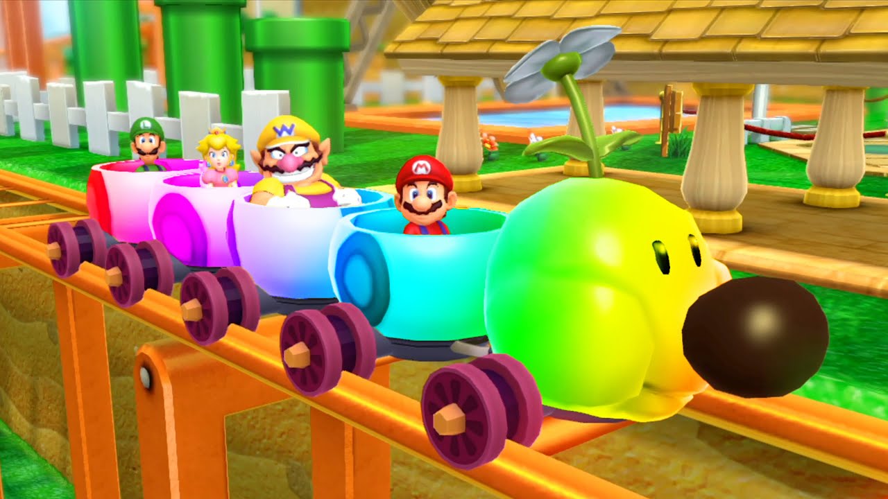 Mushroom Park | Mario Party 10 - Peach Vs Rival Players (Mario Party)