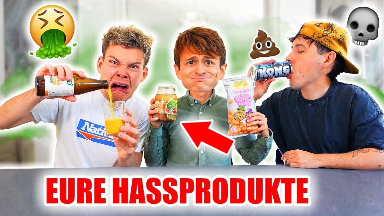 Wir ESSEN eure HASSPRODUKTE 😷🤮mit Joey's Jungle & CrispyRob