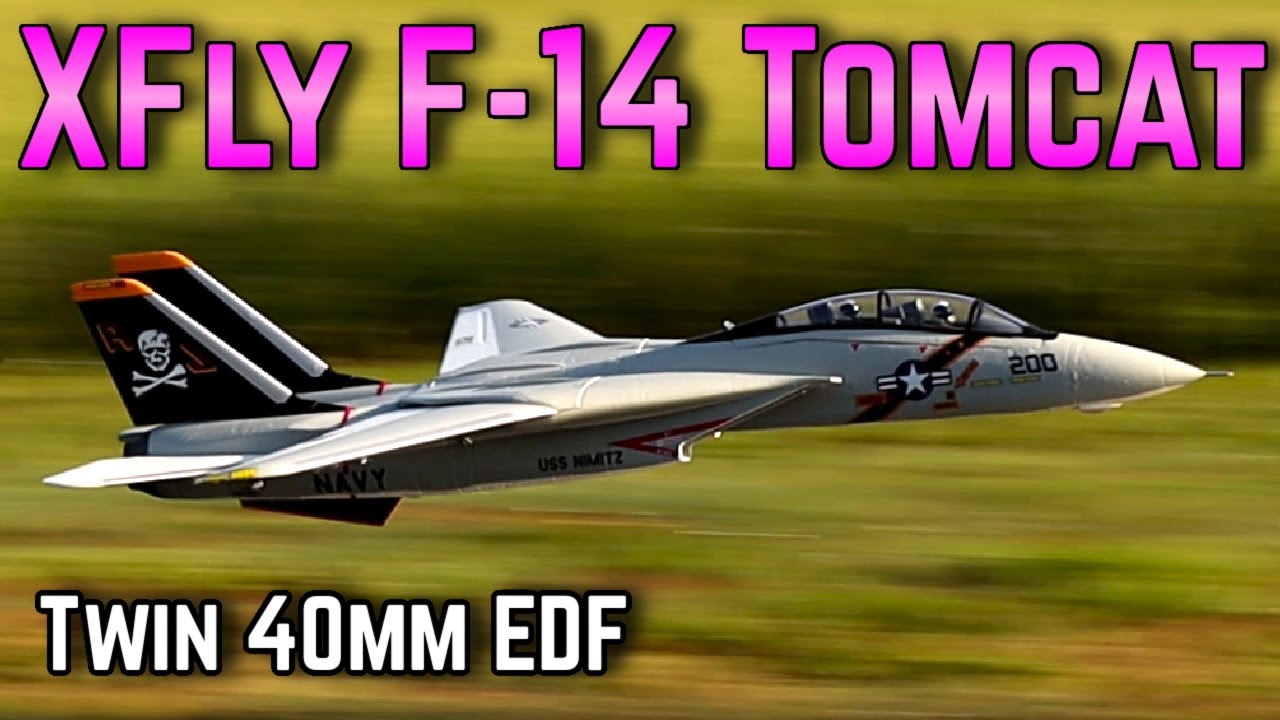 XFly F-14 Tomcat Twin 40mm EDF PNP - Model AV8R Review