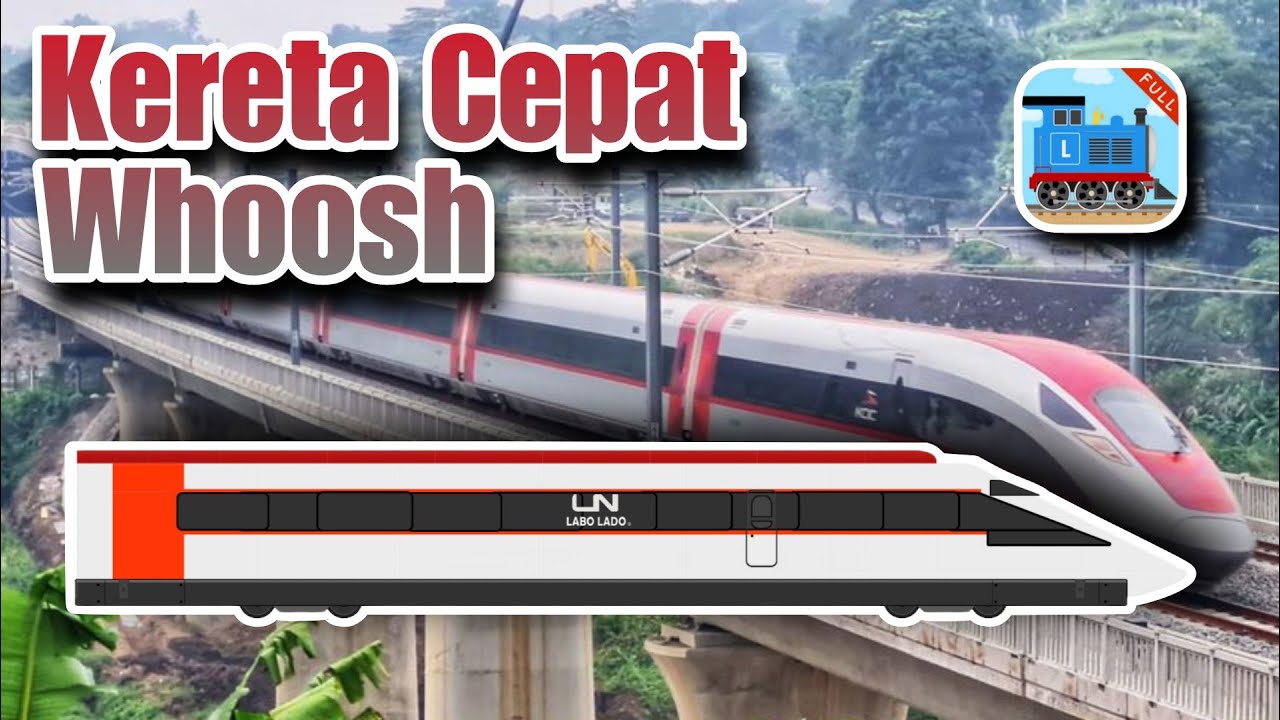 Kereta Cepat Whoosh Bikinnya Susah Sekali 🤣 Labo Brick Train