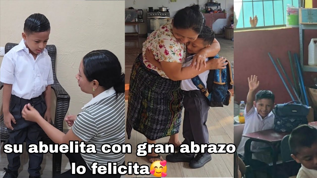 Mi HIJ0 va ala ESCUELA por primera vez, así fue su primer dia de clases🥰