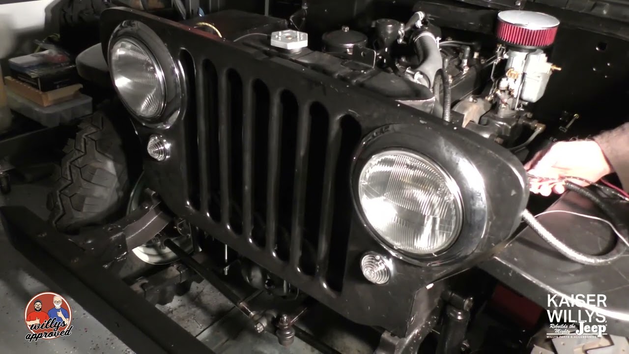 Willys Jeep How To: Wiring Harness Part 6 - Wiring Headlights and Parking Lights to the Junction Box