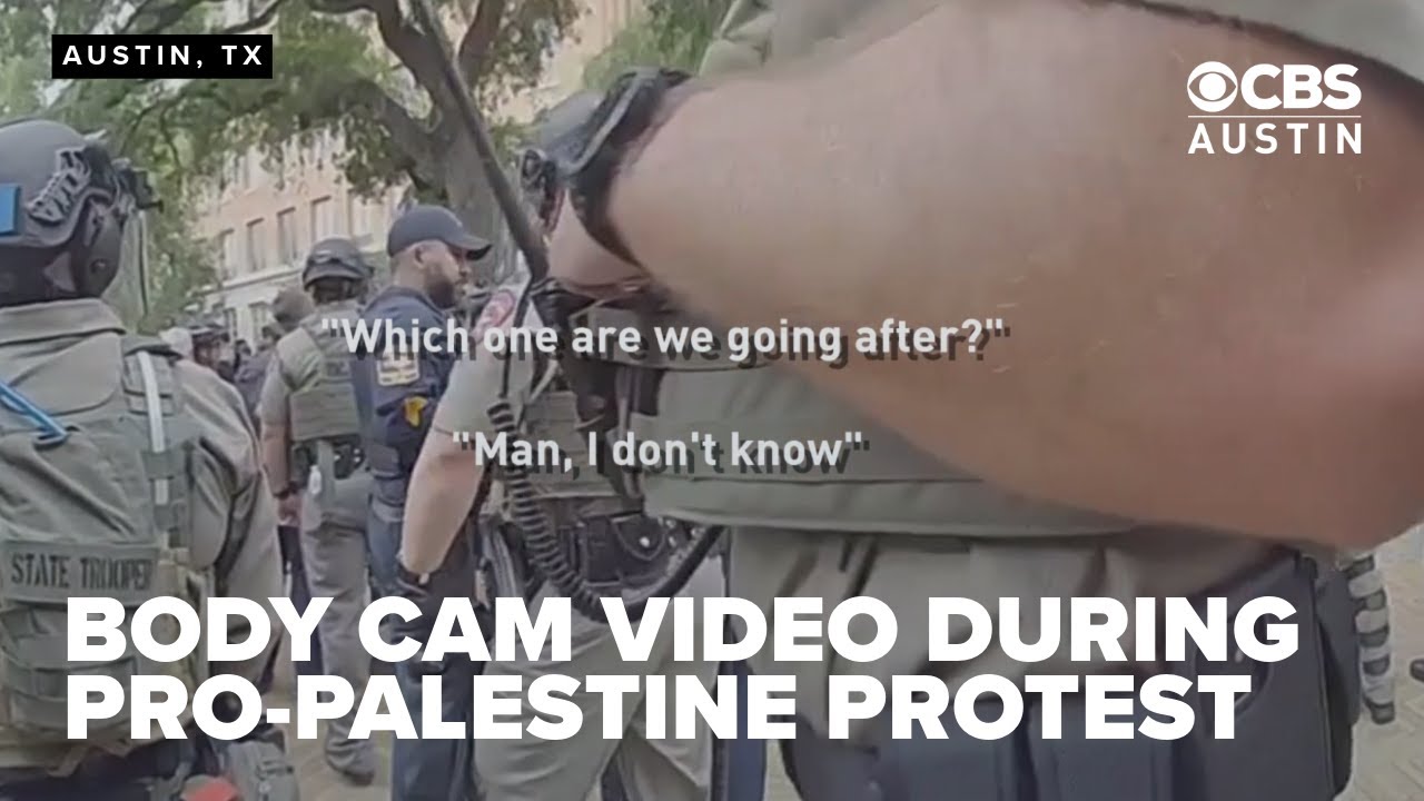 Body cam footage raises questions about arrests at pro-Palestine protest at UT Austin
