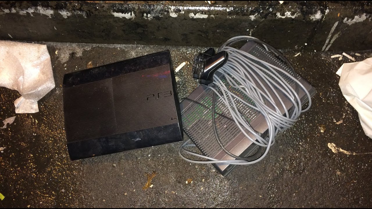 Нашел на помойке Sony Playstation 3!! Slim! Обзор находок за месяц