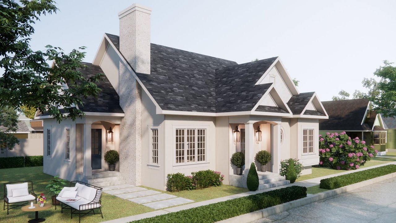 40' x 40' (11m x 11m)  Incredible House Design | Living Big In A Small House