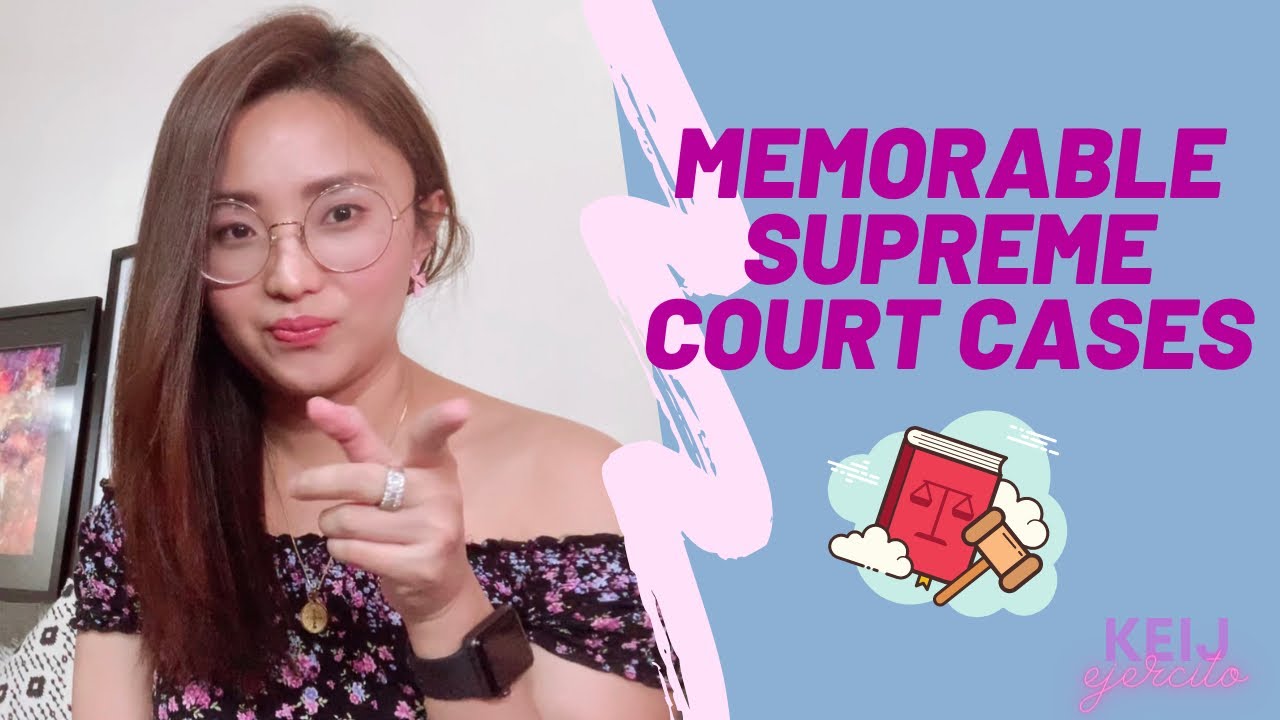 Most Unforgettable Supreme Court Cases Assigned in Law School!  💜⚖️😅 | Law School Philippines