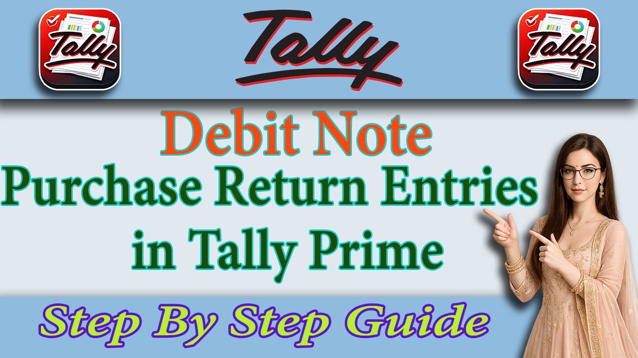 Debit Note Entry in Tally Prime | Debit Note Kya Hota Hai? (Full Tutorial)
