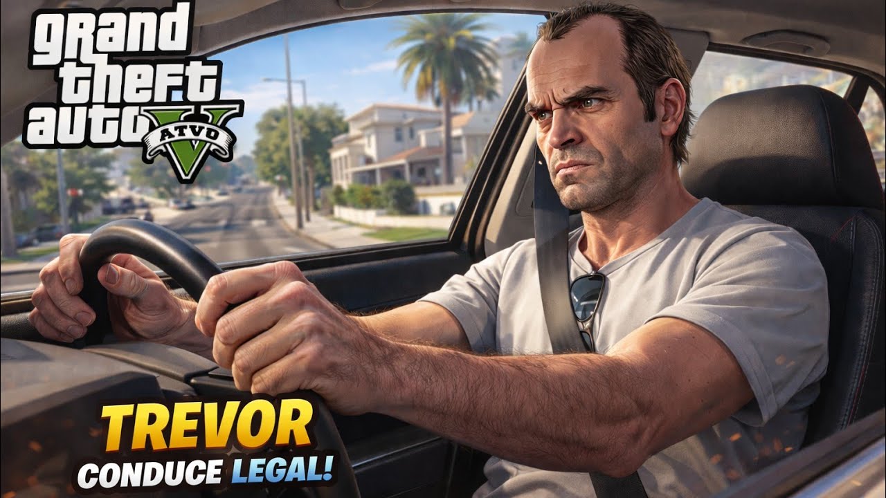 Trevor conduce legal !GTA 5