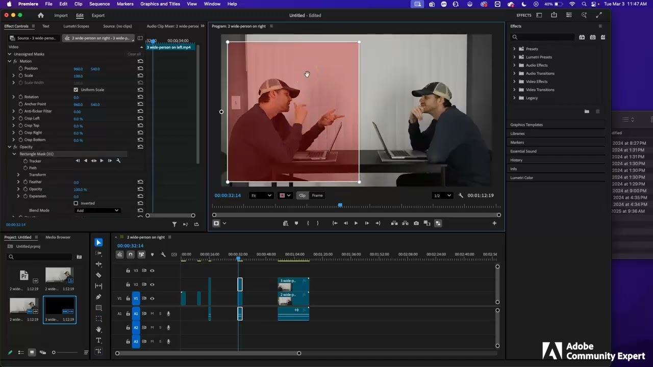 Premiere Pro 2026 NEW Masking, it's NOT found in the Opacity module anymore