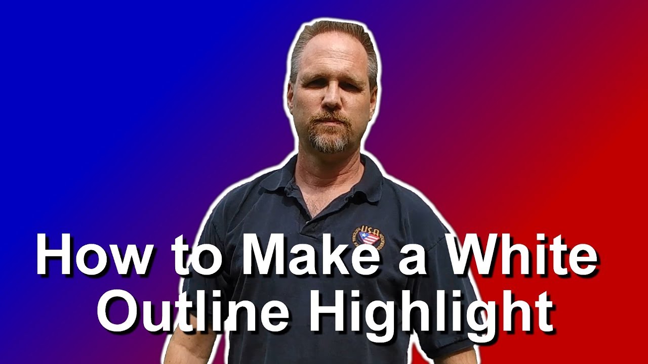How to Make a White Outline in HitFilm