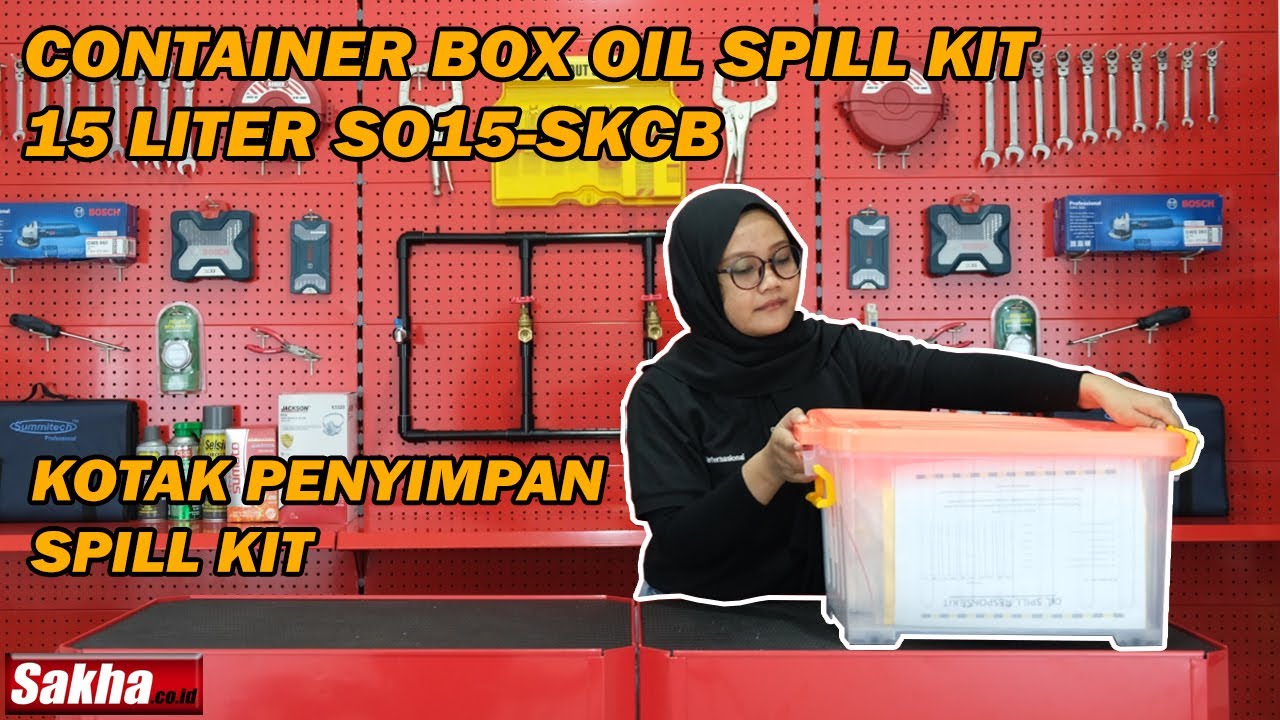 KOTAK PENYIMPANAN SPILL KIT | Distributor CONTAINER BOX  OIL SPILL KIT 15 LITER SO15-SKCB