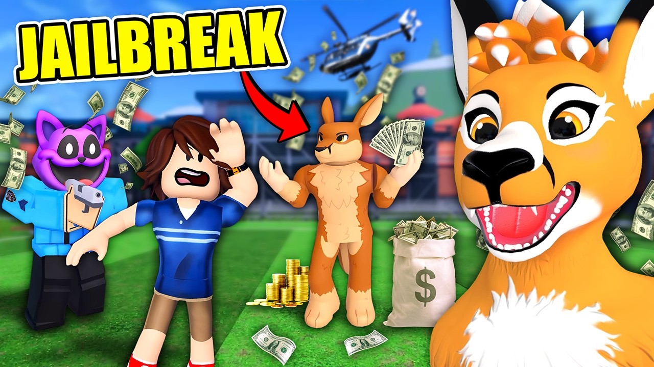 MÓJ PIERWSZY NAPAD W JAILBREAK w ROBLOX!