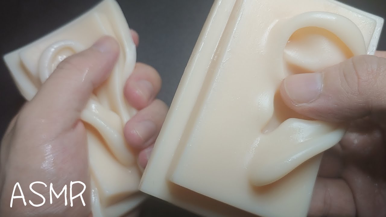 ASMR 실리콘 귀 젤 마사지 | Gel Ear Massage