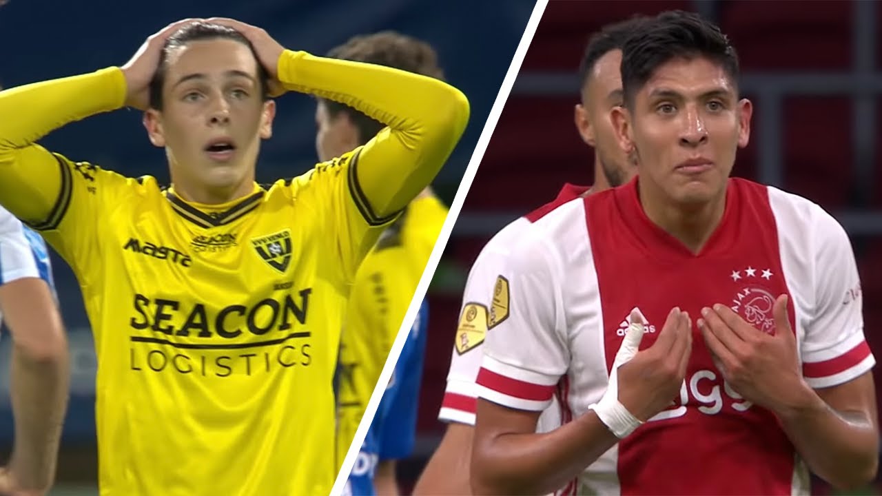 Alle Rode Kaarten van de Eerste Seizoenshelft in de Eredivisie 2020/2021