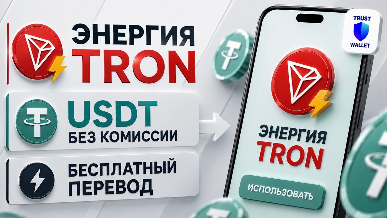Трон Энергия | Аренда Энергии Трон | Trust Wallet, TronLink, Metamask