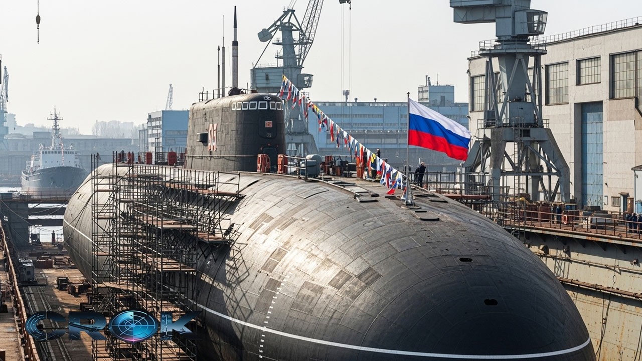 «Хабаровск» спущен на воду! Устрашающая подводная лодка НАТО «Посейдон»!