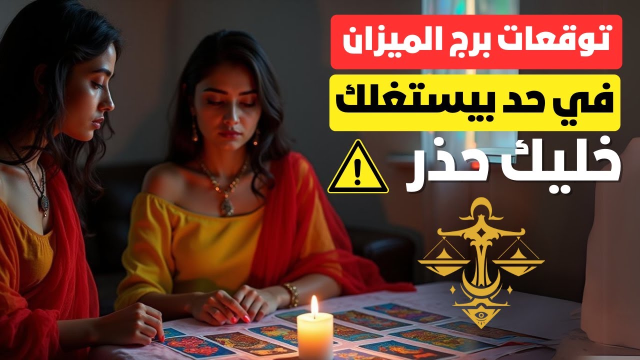 توقعات برج الميزان ♎ الدنيا هتضحك لك 😄 ثروة هائلة 💰 و النجاح مستنيك 💪 فيه شخص بيستغلك 💔 احذر منه ⚠️