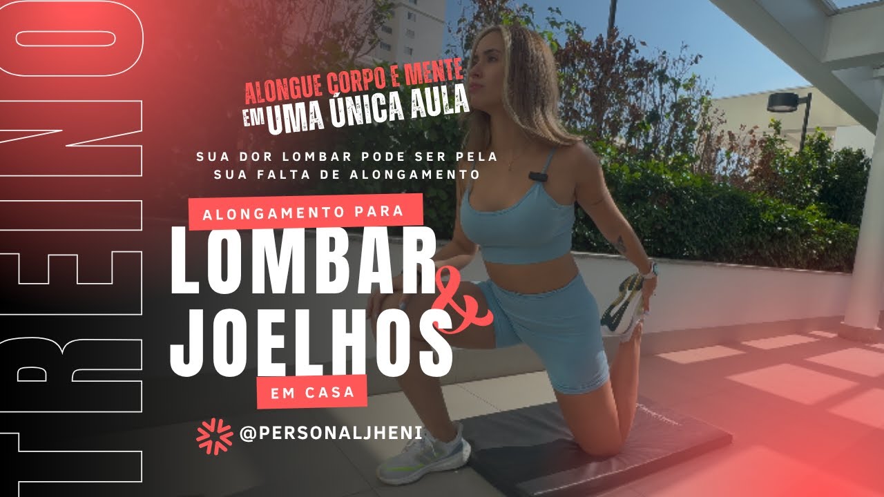 Dores na lombar e joelhos? Este treino vai te aliviar em poucos minutos!