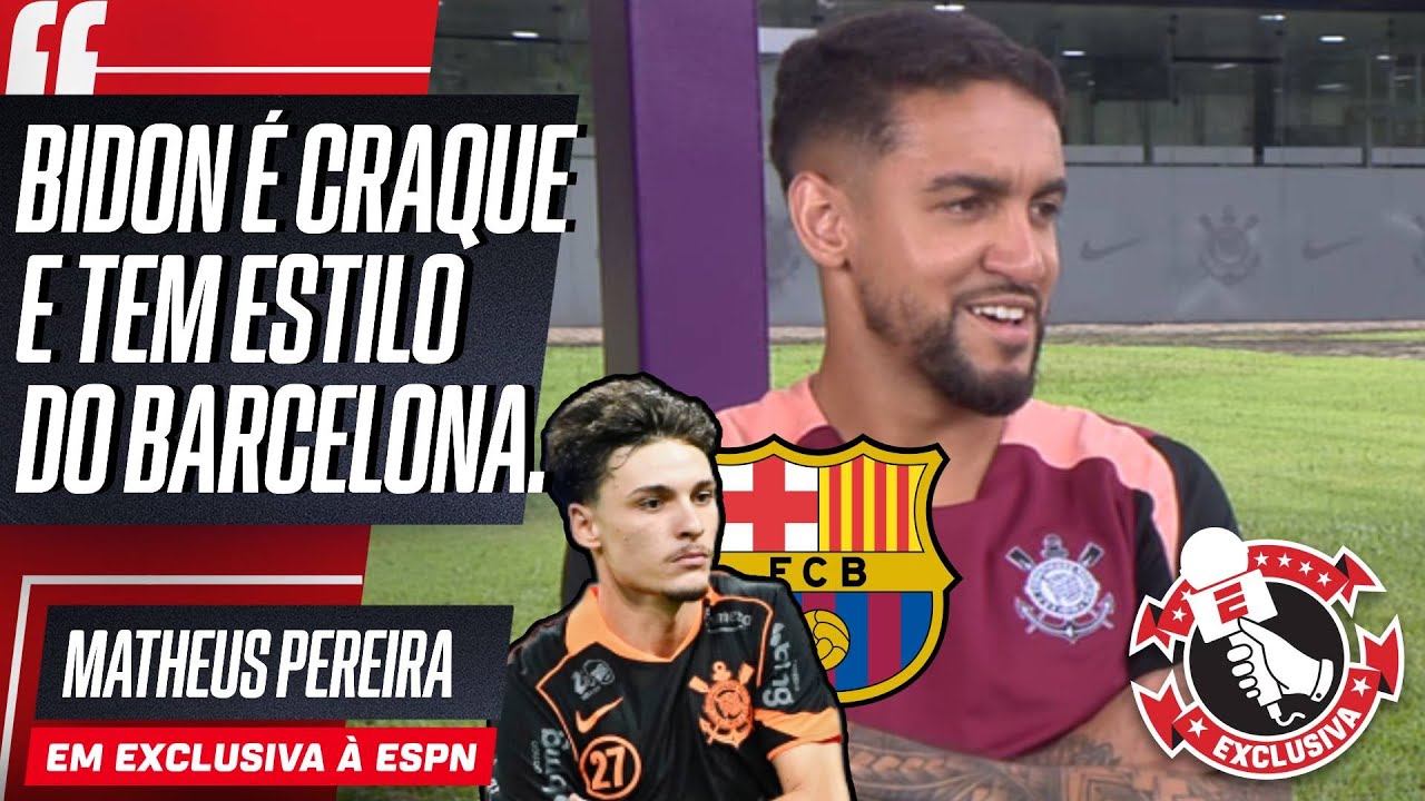BIDON ESTILO DO BARCELONA, CONVIVÊNCIA COM CR7 E MESSI, E MUITO MAIS! EXCLUSIVA COM MATHEUS PEREIRA