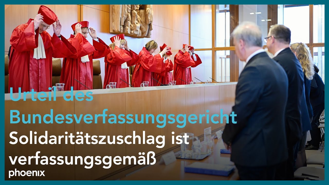 Solidaritätszuschlag: Urteil des Bundesverfassungsgerichts am 26.03.25