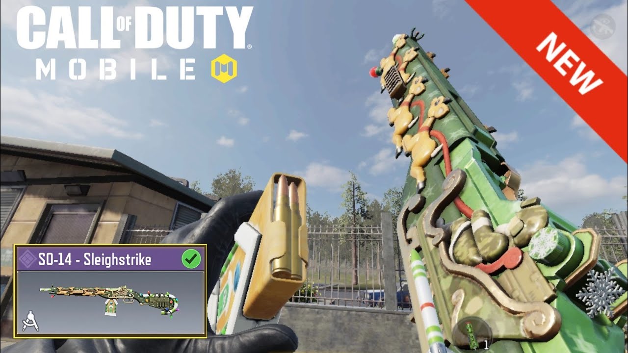 I used *NEW* SO-14 Marksman Rifle in Call of Duty Mobile 🔥🔥🥵🤯