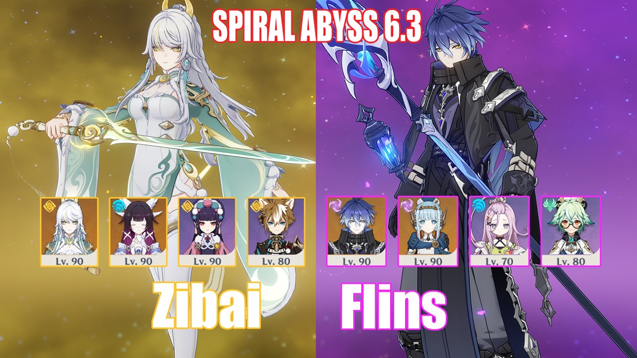 C0 Zibai & C0 Flins | Spiral Abyss 6.3 | Genshin Impact