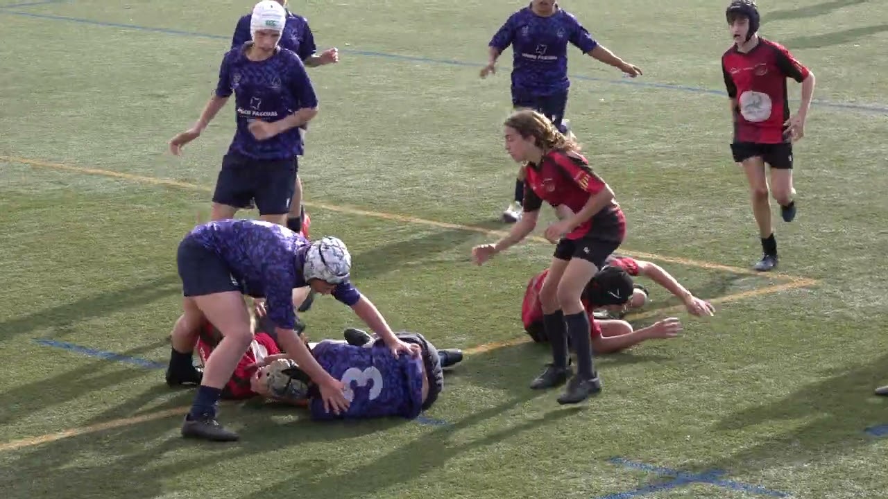 Partit de Rugbi 2ª Catalana previa sub 16 grup A Sengeieg vermell vs Gòtics RC