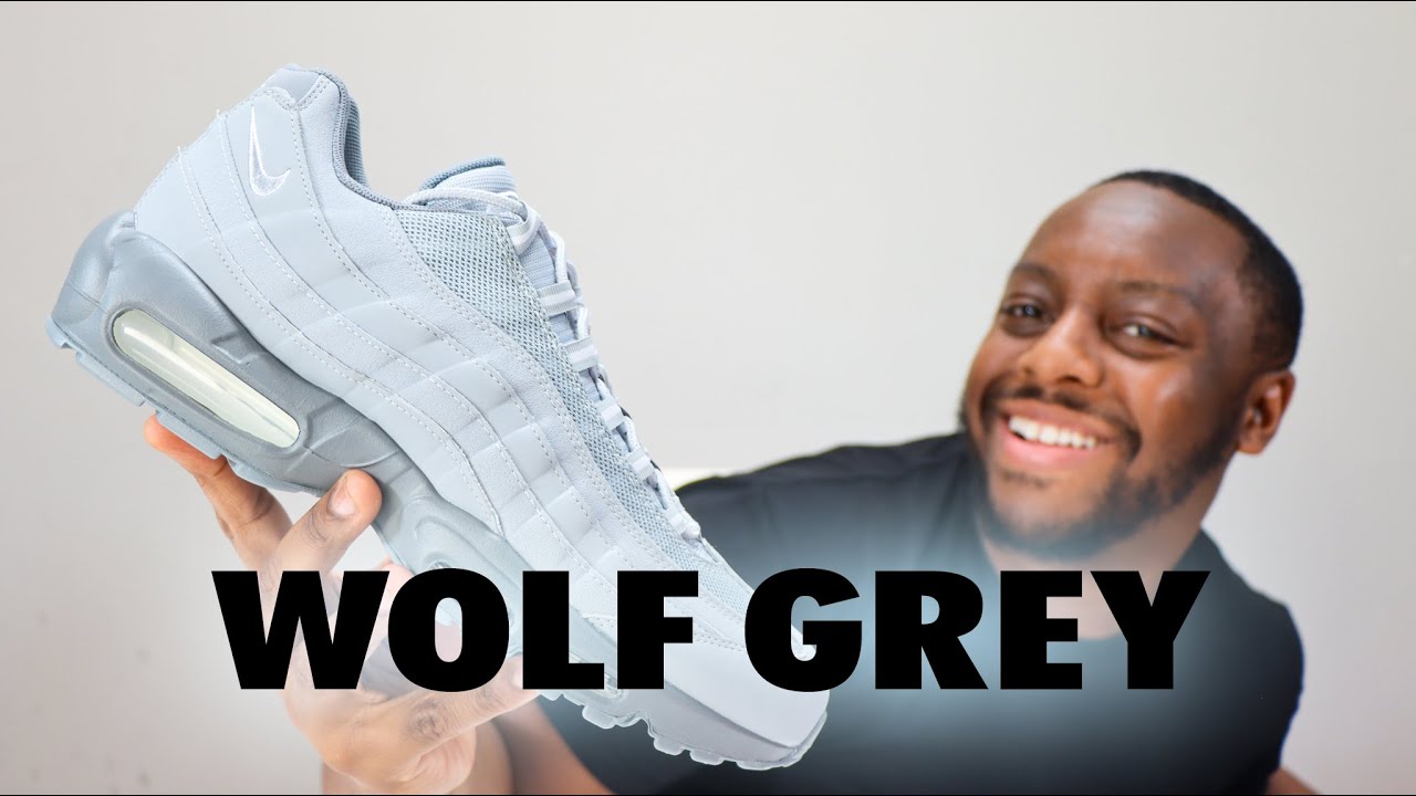 Обзор кроссовок Nike Air Max 95 Wolf Grey Cool Grey On Foot QuickSchopes 507 Schopes FJ4217 001