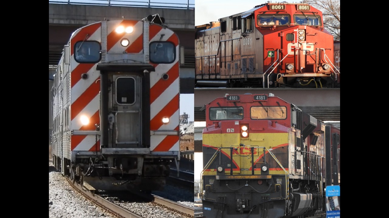 Railfanning at Mannheim and CPKC Bensenville yard. Metra and CPKC action! 3/8/26