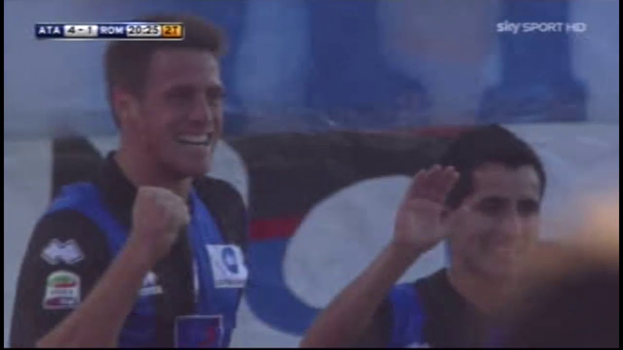 ATALANTA Roma 4-1 ( Marilungo, Denis, Denis, Denis ) - 25 ^G Serie A 2011/12 - 26/2/2012 sintesi