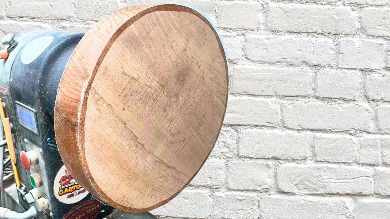 Woodturning a Simple Elm Platter for Beginners | Easy Wood Lathe Project