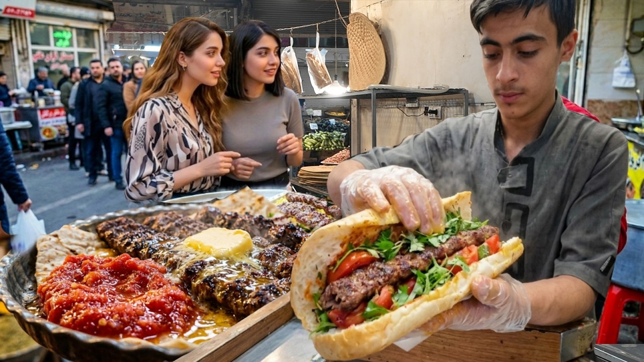 This is what Street Food in IRAN really looks like🔥