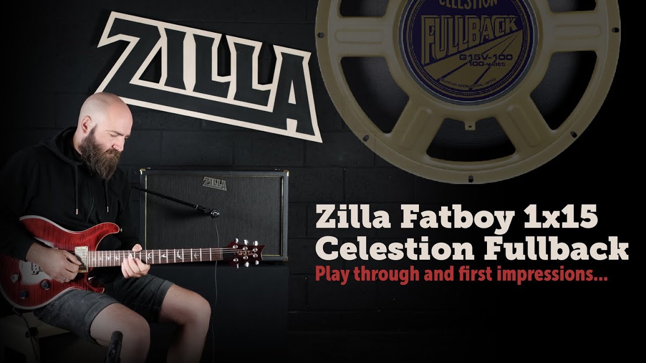 Celestion Fullback in Zilla Fatboy 1x15 cab