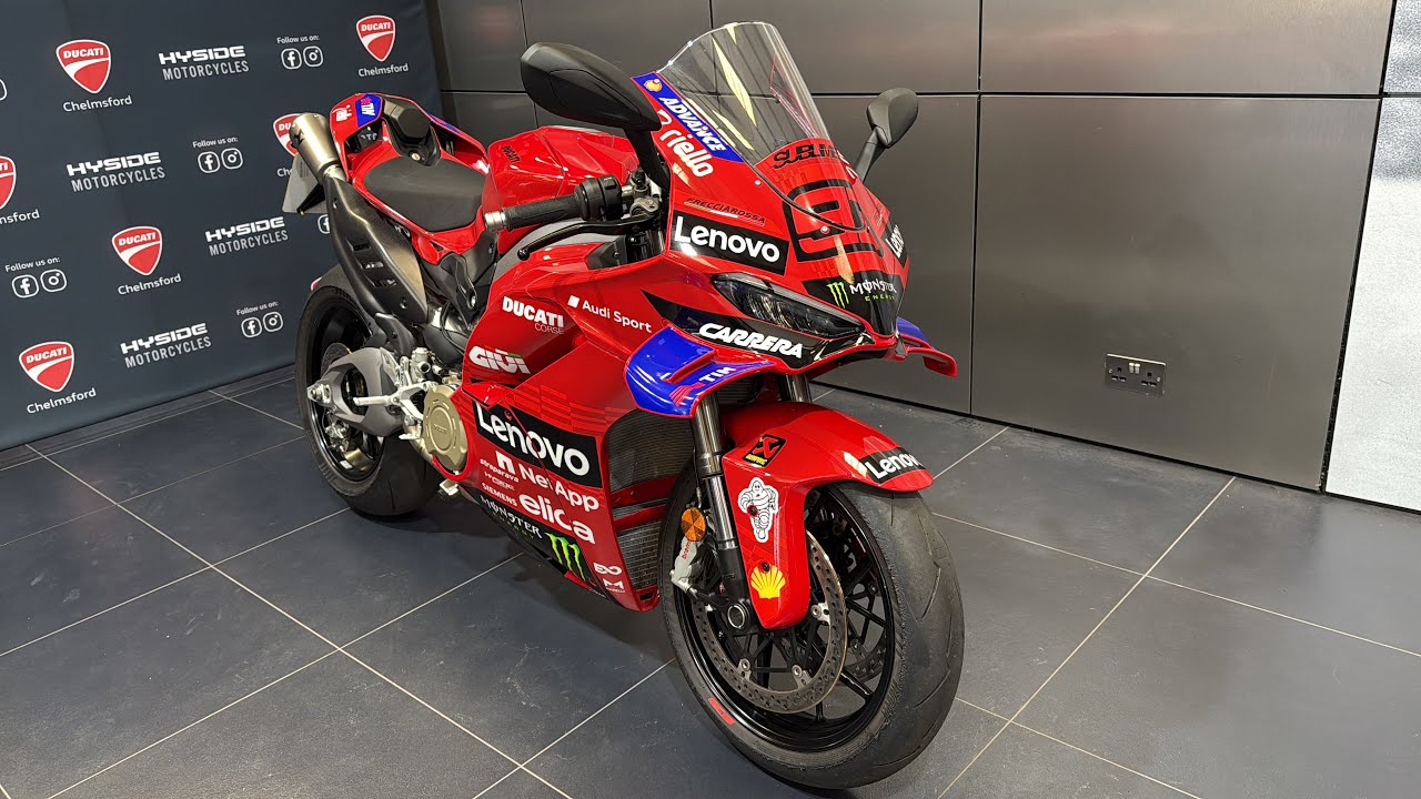 Panigale V4 Marquez Replica Walk Round