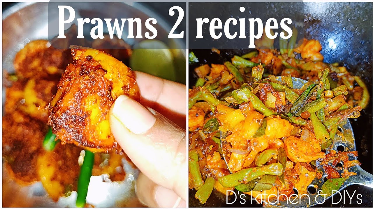 2 Ways Prawns recipe | Prawns stir fry & Prawns roast | Easy side dish