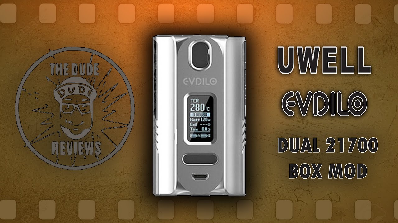 Uwell EVDILO 200W TC Box Mod dual 18650/20700/21700/ The Smallest 21700 Box Mod To Date?